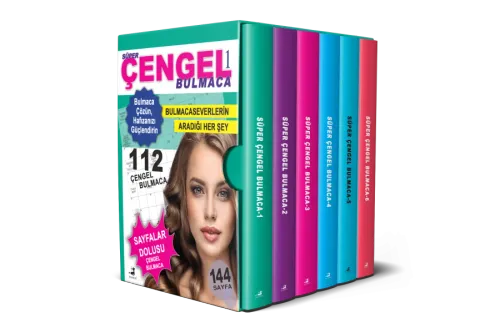 Süper Çengel Bulmaca 6 Kitap Kutulu Set
