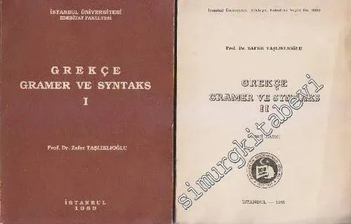 Grekçe Gramer ve Syntaks  2 Cilt TAKIM -