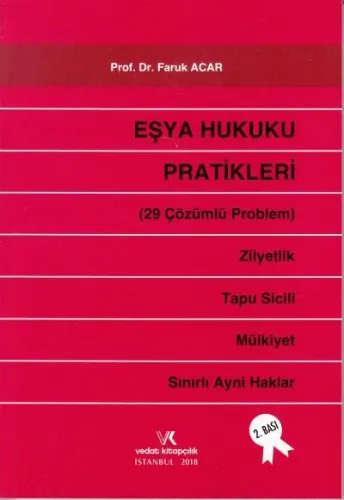 Eşya Hukuku Pratikleri
