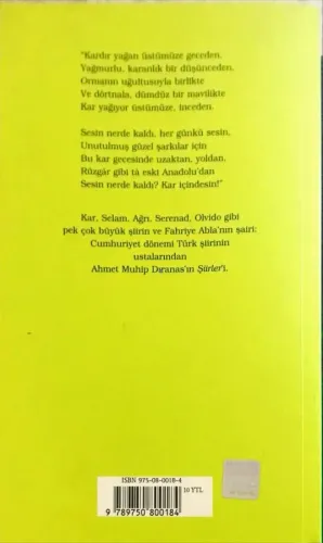 Şiirler Ahmet Muhip Dıranas YKY