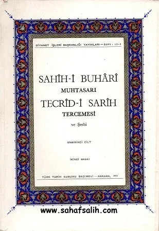 Sahih-i Buhari Muhtasarı Tecrid-i Sarih Tercemesi ve  Şerhi - Onbirinci Cilt