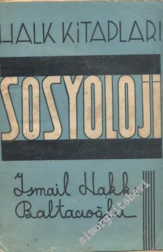 Sosyoloji -