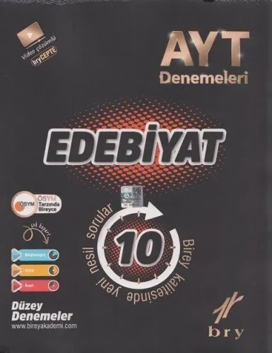 Birey Yayınları AYT Edebiyat 10 Deneme