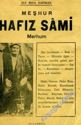 Meşhur Hafız Sami Merhum -        1947
