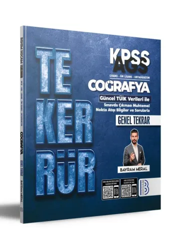 Benim Hocam - 2026 - Kpss Tekerrür Coğrafya