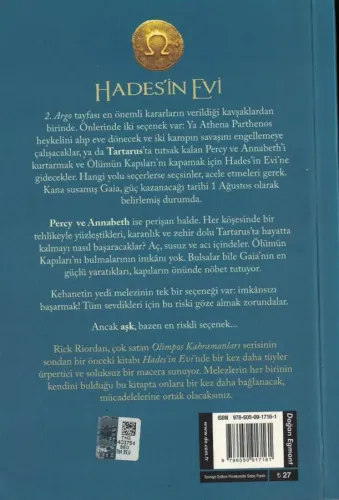 Hades'in Evi / Olimpos Kahramanları 4 Rick Riordan Doğan Egmont %55 in