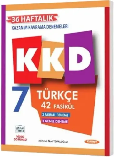 Kurmay ELT 7. Sınıf Türkçe Haftalık Kazanım Kavrama Denemeleri