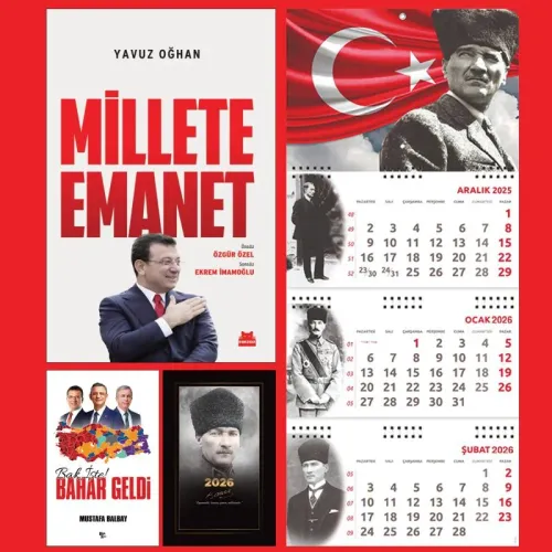 Millete Emanet ve Bak İşte bahar Geldi - Komutan Ajanda - Ayyıldız Duv