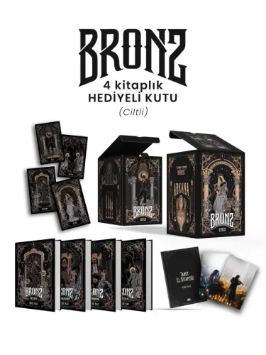 Bronz Serisi - 4 Kitaplık Ciltli Hediyeli Kutu