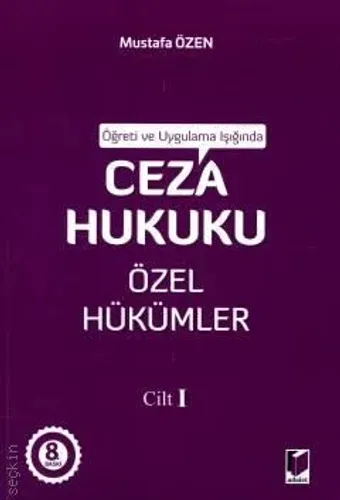 Ceza Hukuku Özel Hükümler – I