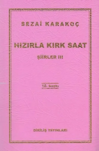 Hızırla Kırk Saat Şiirler -III