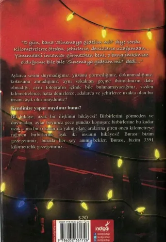 3391 Kilometre & Bir Mesafe Aşkı Hikayesi! (Ciltli) Beyza Alkoç İndigo
