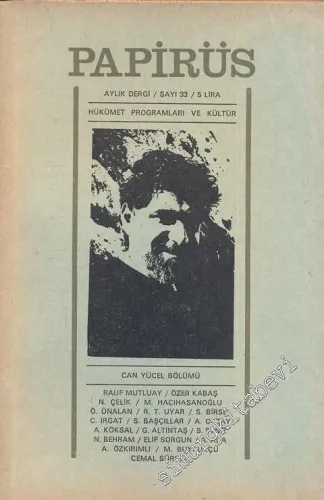 Papirüs Aylık Dergi - Sayı: 33      Mart