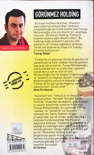 Görünmez Holding Tuncay Mollaveisoğlu Siyah Beyaz