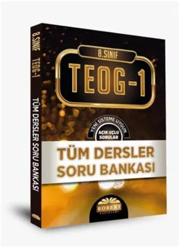 Robert 8. Sınıf TEOG 1 Tüm Dersler Soru Bankası