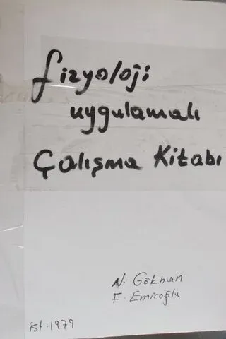 Fizyoloji Uygulamalı Çlaışma Kitabı