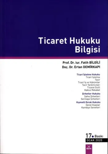 Ticaret Hukuku Bilgisi
