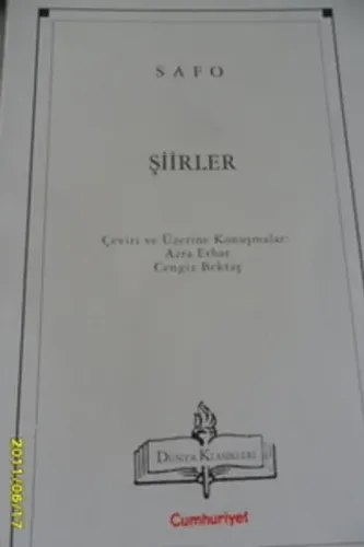 Safo - Şiirler