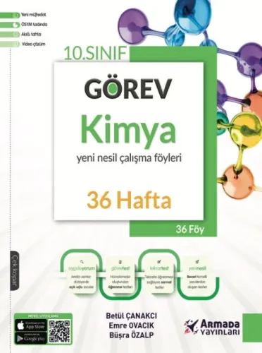 Armada Yayınları 10. Sınıf Görev Kimya Yeni Nesil Çalışma Föyleri 36 H