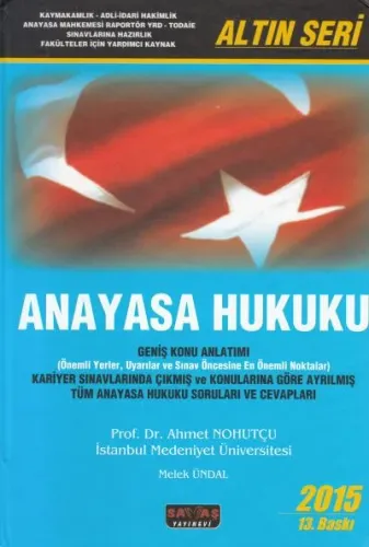Anayasa hukuku ( Geniş Konu Anlatımı )