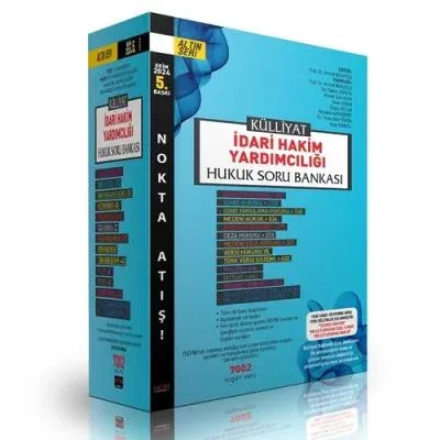 KÜLLİYAT İdari Hakim Yardımcılığı Hukuk Soru Bankası