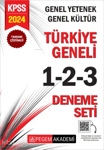 2024 KPSS Genel Yetenek Genel Kültür Türkiye Geneli Tamamı Çözümlü 1-2-3 (3'lü Deneme Seti)