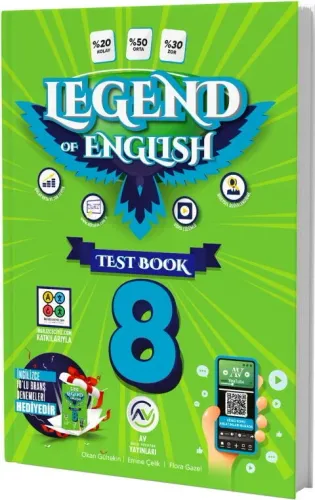 8. SINIF AV LEGEND OF ENGLİSH SERİ TESTBOOK - 2027