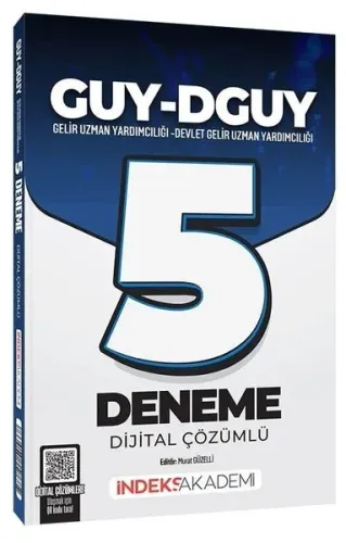 İndeks Akademi 2026 GUY-DGUY Gelir Uzman Yardımcılığı 5 Deneme Çözümlü