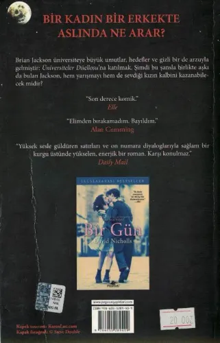 Bir Soru Bir Aşk David Nicholls Pegasus Yayıncılık %50 indirimli