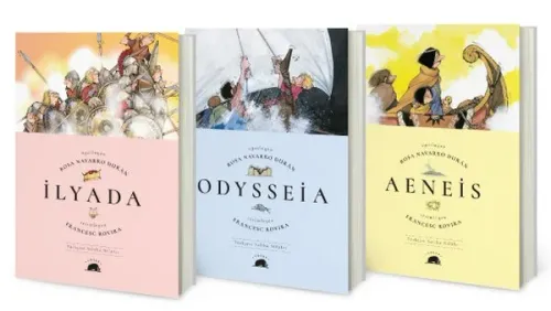 Çocuklar İçin Destanlar İlyada Odysseia Aeneis 3 Kitap Takım
