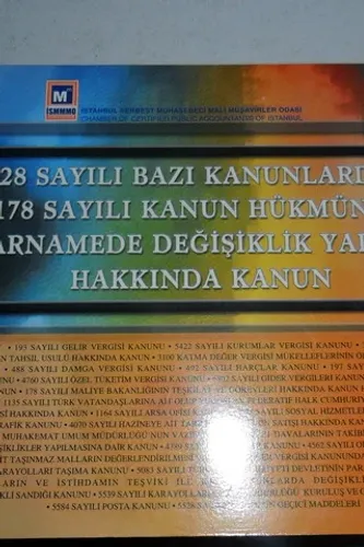5228 Sayılı Bazı Kanunlarda Ve 178 Sayılı Kanun Hükmünde Kararnamede Değişiklik Yapılması Hakkında Kanun