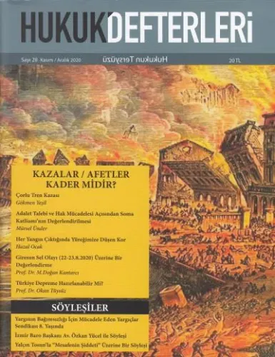 Hukuk Defterleri Sayı:28 Kasım / Aralık 2020