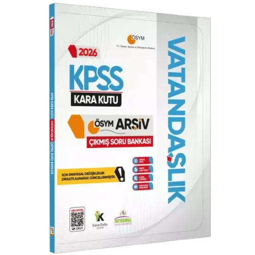 Kara Kutu Yayınları 2026 KPSS VATANDAŞLIK Kara Kutu ÖSYM Çıkmış Soru H
