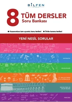BİLFEN 8. SINIF TÜM DERSLER SORU BANKASI