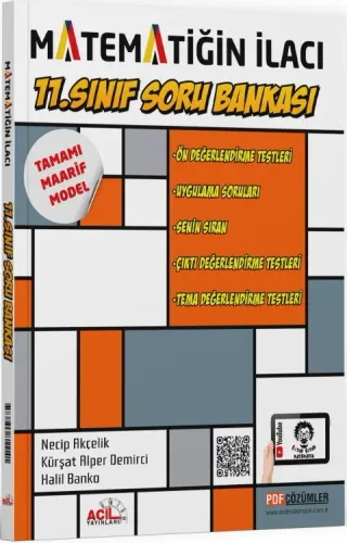 Acil 11. Sınıf Matematiğin İlacı Soru Bankası
