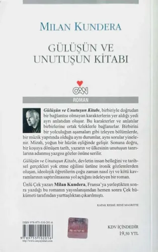 Gülüşün Ve Unutuşun Kitabı Milan Kundera Can Roman