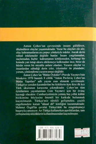 Bütün Öyküler 3 (1886) Anton Çehov Cem Yayınevi