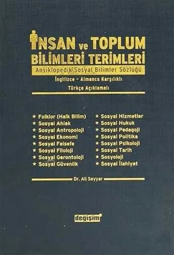 İnsan ve Toplum Bilimleri Terimleri; Ansiklopedik Sosyal Bilimler Sözlüğü