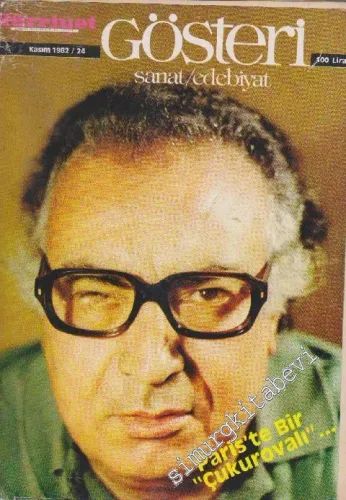 Hürriyet Gösteri Sanat Edebiyat Dergisi - Dosya: Paris'te Bir “Çukurovalı” - Sayı: 24    2  Kasım