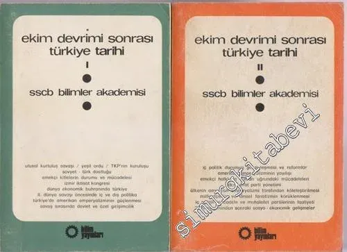 Ekim Devrimi Sonrası Türkiye Tarihi 2 Cilt TAKIM -        1978