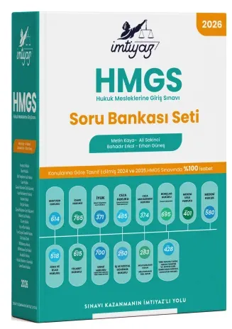 İmtiyaz HMGS Soru Bankası Seti 2026