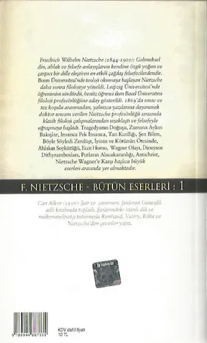 Ecce Homo Kişi Nasıl Kendisi Olur Friedrich Nietzsche Türkiye İş Banka