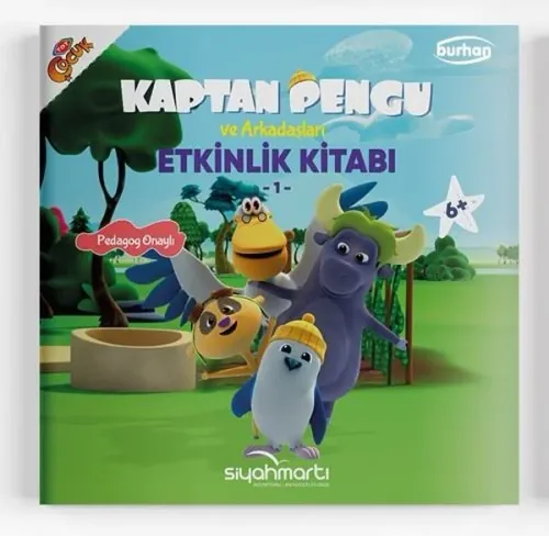 Kaptan Pengu ve Arkadaşları - Etkinlik Kitabı (6+ Yaş)