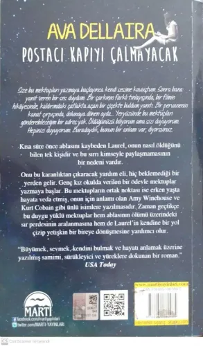 Postacı Kapıyı Çalmayacak Ava Dellaira Martı Yayınevi