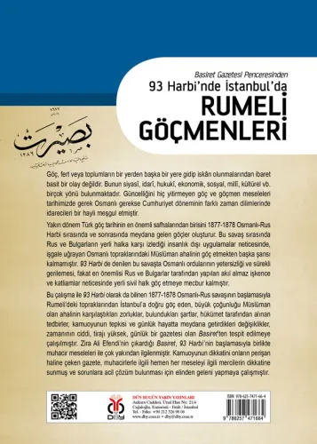 93 Harbi’nde İstanbul’da Rumeli Göçmenleri Tarık Özçelik 93 Harbi’nde İstanbul’da Rumeli Göçmenleri Tarık Özçelik