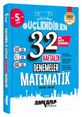 ANKARA YAY. 5.SINIF GÜÇ. 32 HAFTALIK MATEMATİK DENEMELERİ 2027