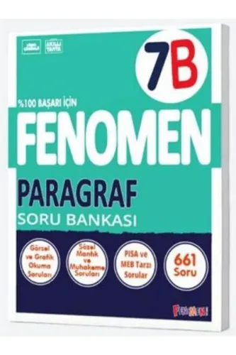 FENOMEN 7.SINIF PARAGRAF - B - SORU BANKASI
