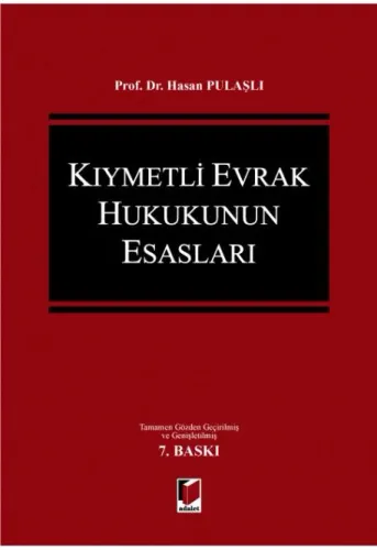 Kıymetli Evrak Hukukunun Esasları