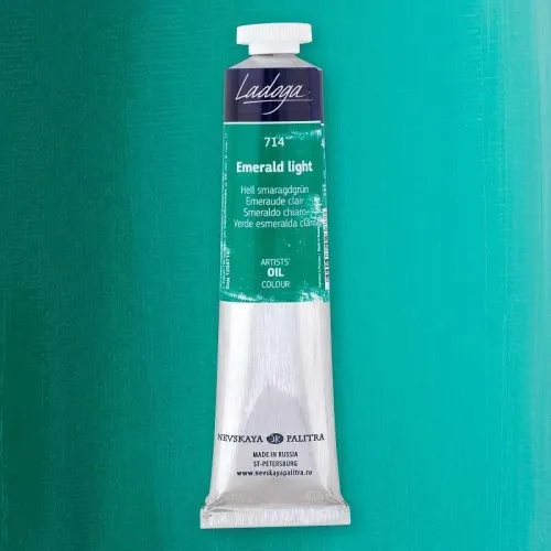 St.Petersburg Ladoga Yağlı Boya 46Ml Emerald light Green 714