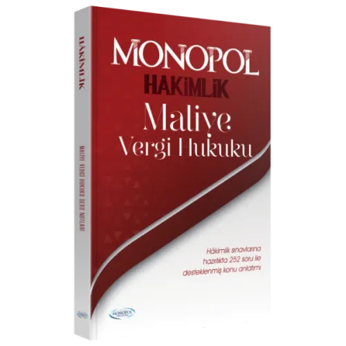 MONOPOL Hakimlik Maliye Vergi Hukuku